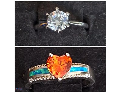 2 X 925 SILVER RINGS SIZE 7        

Condition: Go...
