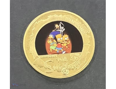 1989-2024-THE SIMPSON GOLD PLATED MEDALLION  



2...