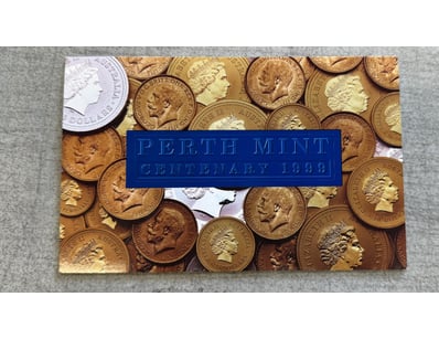 Perth Mint Centenary 1989 commemorative stamp coll...