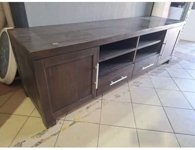 Entertainment Unit, Timber Style, Brown Finish 

D...