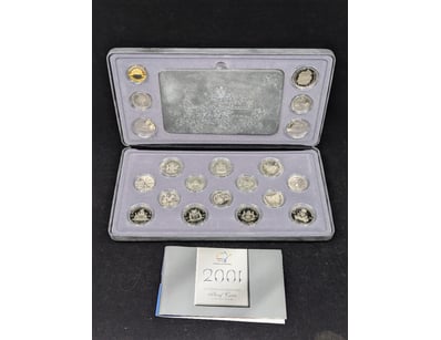 2001 CENTENARY OF FEDERATION PROOF COIN COLLECTION...