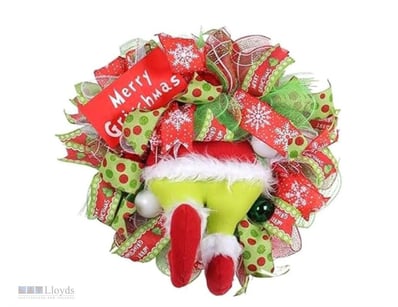 RRP $129 FREE SHIPPING. Christmas Wreath,artificia...