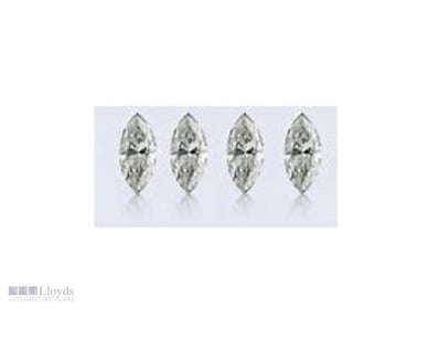 0.10 TCW WHITE MARQUISE 4 DIAMOND        

Conditi...