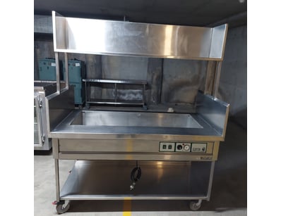 Curtin Hot Food Bain Marie Bevery Unit - 4-tray st...