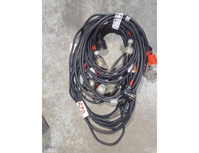 240V Leads, Black, 6 x 5m Cables 

Sold as Lot

...