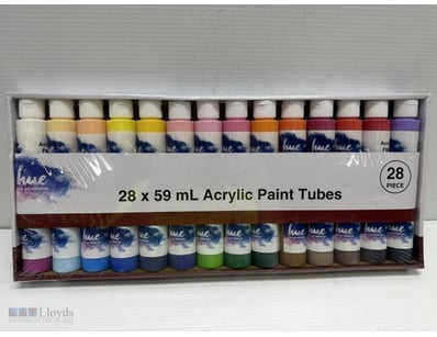Acrylic Paint Set 28 bottles 59ml each Brand New S...
