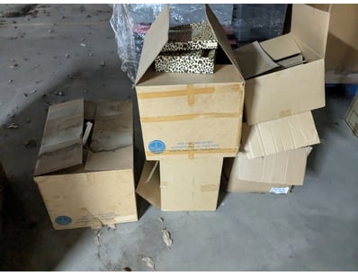 Large bulk lot of craft and packaging supplies com...