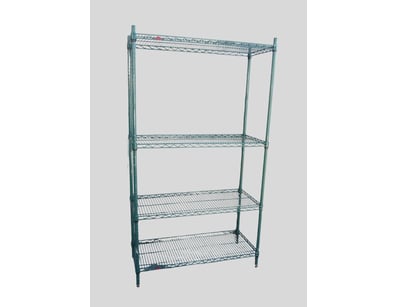 Green Wire Rack 1060mm L x 1900mm H x 450mm D

