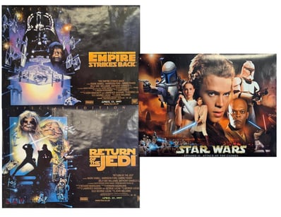 STAR WARS ORIGINAL TRILOGY SPECIAL EDITION MOVIE P...