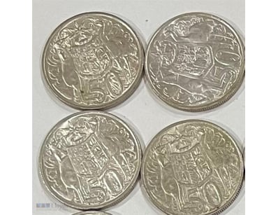 1966 AUSTRALIA FIRST & LAST QUEEN ELIZABETH SILVER...