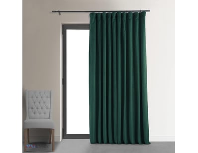 RRP $189 HPD Half Price Drapes Signature Velvet Bl...