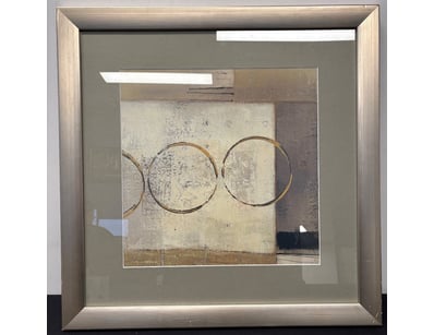 ABSTRACT COMPOSITION WITH CIRCULAR FORMS BY DONNA ...