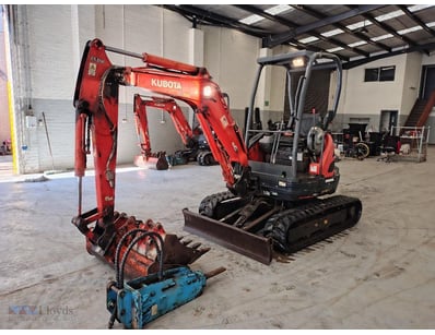 2015 Kubota U25 Excavator 
Manufacture Year: 2015...