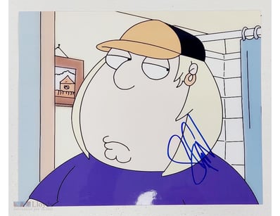 SETH GREEN HAND SIGNED FAMILY GUY "CHRIS GRIFFIN' ...