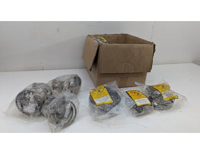 Bulk lot of stainless steel hose clamps from Cable...