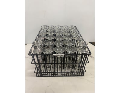 Lot of champagne glasses.

SOLD AS LOT

