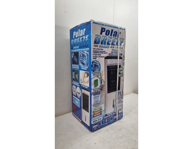 Polar Breeze portable air cooler unit, model featu...