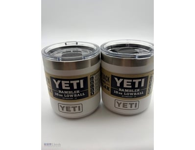 Yeti 2 Pack. 2X 10Oz Low Ball - New.
