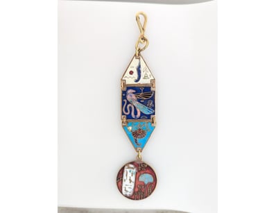 GOLD PLATED AND ENAMEL PENDANT


583010+50

...