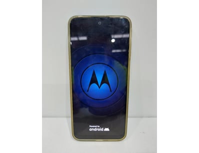 Motorola Android smartphone featuring a distinctiv...
