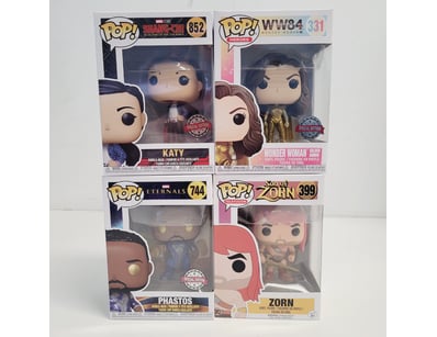 FUNKO POP VINYL FIGURE COLLECTION - FOUR SPECIAL E...