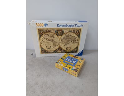 Ravensburger puzzle, 5000 piece antique world map ...