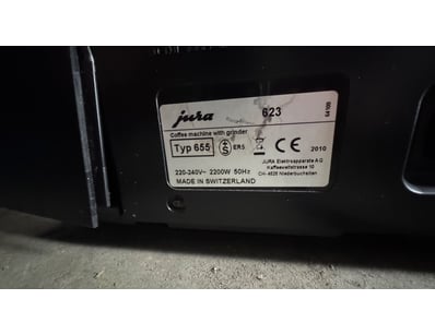 JURA Typ 655 automatic coffee machine with integra...