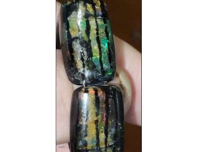 132 TCW WOOD FOSSIL OPAL EXPANDABLE BRACELET     
...