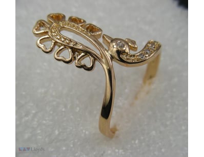 GOLD COLOUR GOLD RING SIZE7        

Condition: Go...