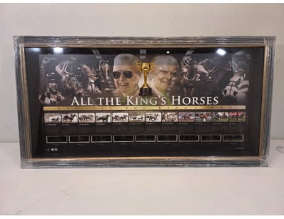 "All the King's Horses" signed lithograph, a limit...