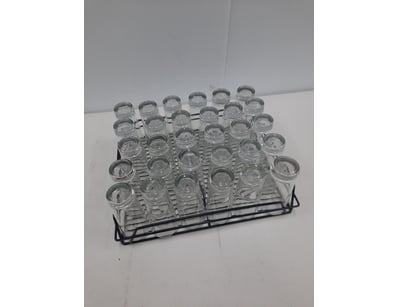 Bar glasses.

Quantity: 30 glasses per rack.

...