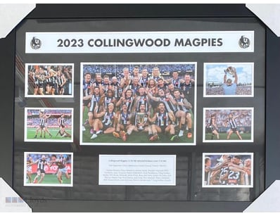 COLLINGWOOD MAGPIES, 2023 AFL GRAND FINAL CHAMPION...