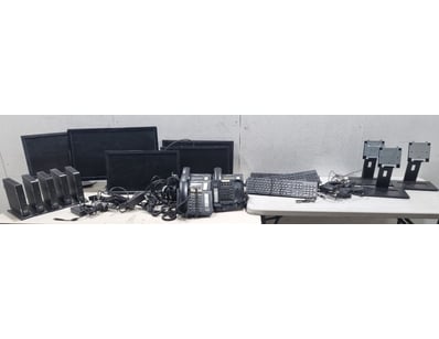Office Equipment Lot, includes monitors,keyboards ...