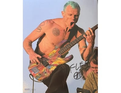 FLEA 'RED HOT CHILI PEPPERS'  SIGNED PHOTO

Flea P...