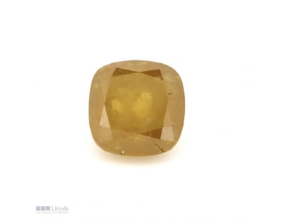 1.36CT NATURAL FANCY YELLOW DIAMOND     

Cushion ...
