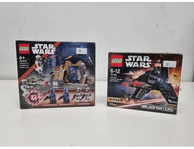 LEGO STAR WARS LOT - MANDALORIAN BATTLE PACK & MIC...