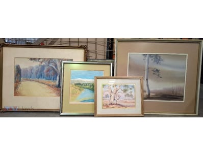 UNKNOWN ARTISTS

Three Watercolour On Paper And On...