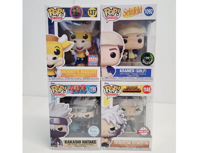 FUNKO POP VINYL FIGURE COLLECTION - FOUR BOXED FIG...