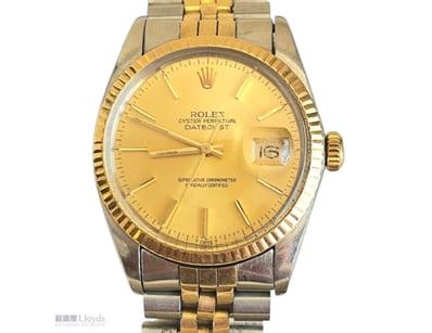 ROLEX DATEJUST 36 36MM YELLOW ROLESOR 16013 AUTOMA...