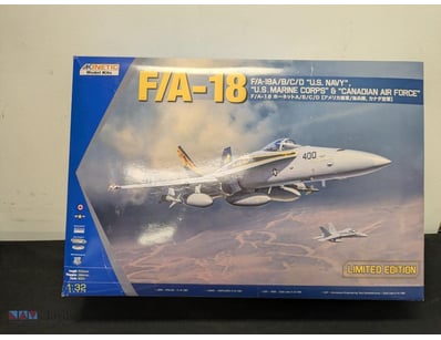 KINETIC MODEL KITS F/A-18 FIGHTER JET

Item Size: ...