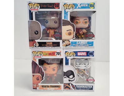 FUNKO POP VINYL FIGURE COLLECTION - FOUR SPECIAL E...