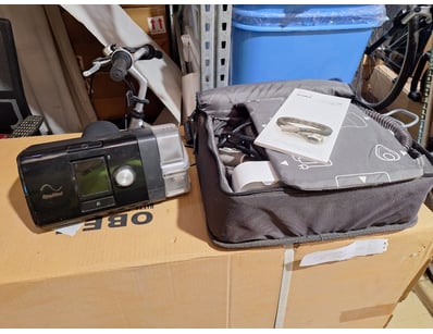 ResMed AirSense 10 CPAP machine with integrated hu...