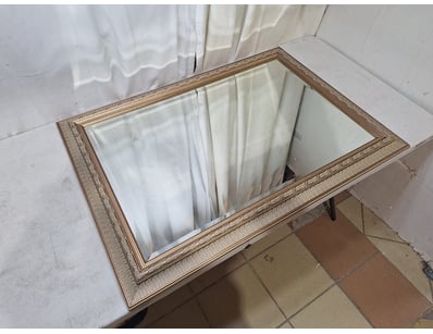 Wall Mirror, Timber Style, Gold Finish

Dimensions...