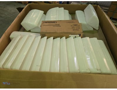 Unused Industrial Elevator Buckets and Their Assoc...