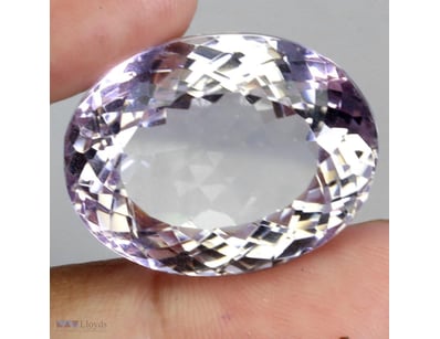NATURAL 31.25CT OVAL FACET CLEAN BIG BOLIVARIAN AM...