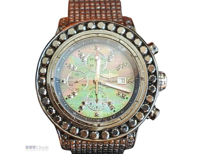 BREITLING 46MM STAINLESS STEEL A13370 AUTOMATIC MO...