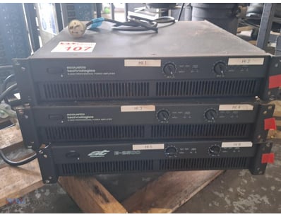 Amplifiers, Acoustic Technologies, E-2500, Profess...