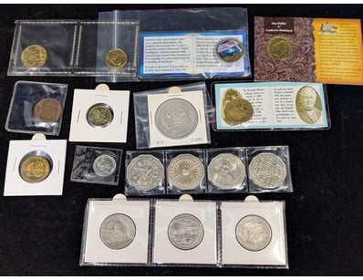 AUSTRALIAN COIN COLLECTION INCLUDING GOLD SOVEREIG...
