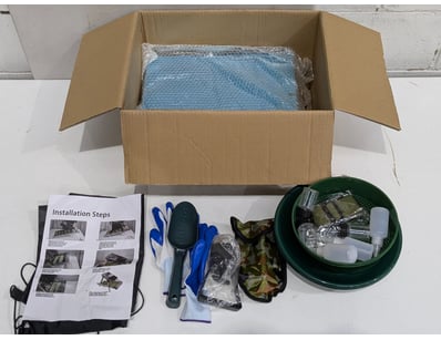 SLUICE BOX WITH GOLD PANNING EQUIPMENT

Item Siz...