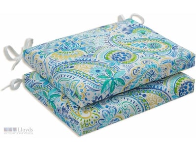Pillow Perfect Outdoor/Indoor Gilford Baltic Squar...